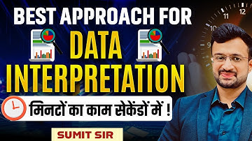🔥 Best Approach to solve Data Interpretation | DI Best Approach | DI Tricks | Maths By Sumit Sir