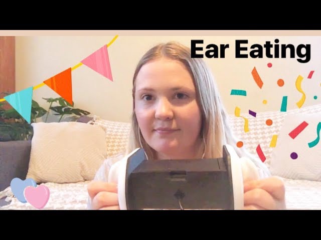 **ASMR** EAR EATING w/massage