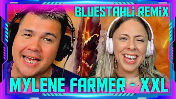 Americans Reaction to Mylène Farmer - XXL (@bluestahli Remix) | THE WOLF HUNTERZ Jon and Dolly