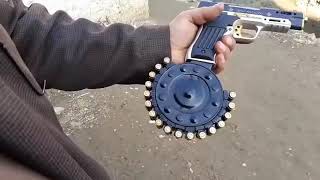 30 bore pistol| 30 bore pistol firing| 30 bor pistol firing breast|