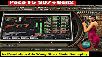 aethersx2 Ada Wong Story Mode Gameplay | Poco F5 SD7+ Gen2 | Resident Evil 4 Gameplay Ada Wong