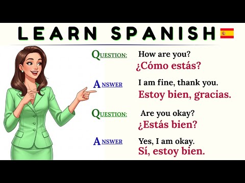 Basic Spanish Conversations for every Spanish Learner | Learn Spanish | Aprender español