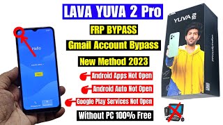 Lava Yuva 2 Pro Frp Bypass | New Trick 2023 | Lava LZX408 Google Account Bypass (without pc)