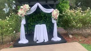 Desiree S wedding Arch