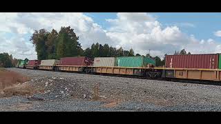 NS 282 with UP 8219 AC45CCTE and UP 5937 AC44CCTE
