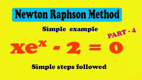 Advanecd calculus & numerical method Newton Raphson method solved easily example(PART-4)
