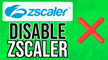 How to DISABLE ZSCALER WITHOUT PASSWORD 2024 | Uninstall Zscaler Tutorial