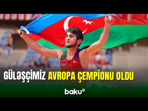 Güləşçimiz Elmir Əliyev Avropa çempionu oldu