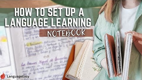 How to create a language learning journal/notebook? 📒🖋️🖌️