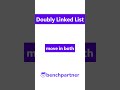 Doubly Linked List 🔁 #DoublyLinkedList #DSA #Coding #Programming #Shorts