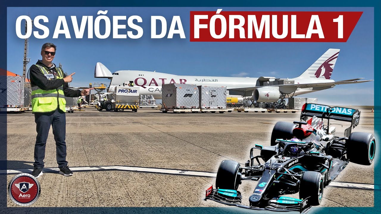 Como a FÓRMULA 1 transporta por AVIÕES os CARROS E TUDO que é USADO NAS CORRIDAS?