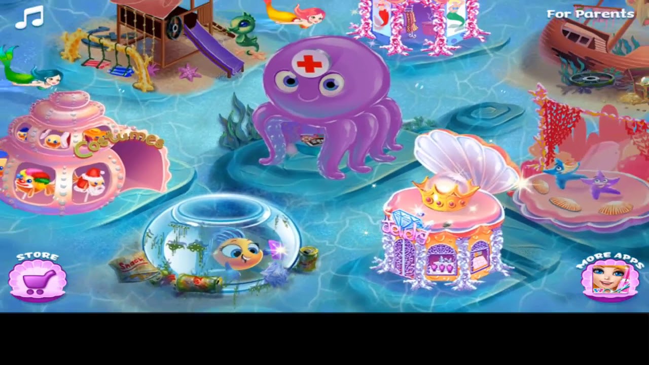 TabTale Mermaid Princess - Underwater Fun - Kids Mermaid Princess Doctor - Fun Mermaid Princess Gam