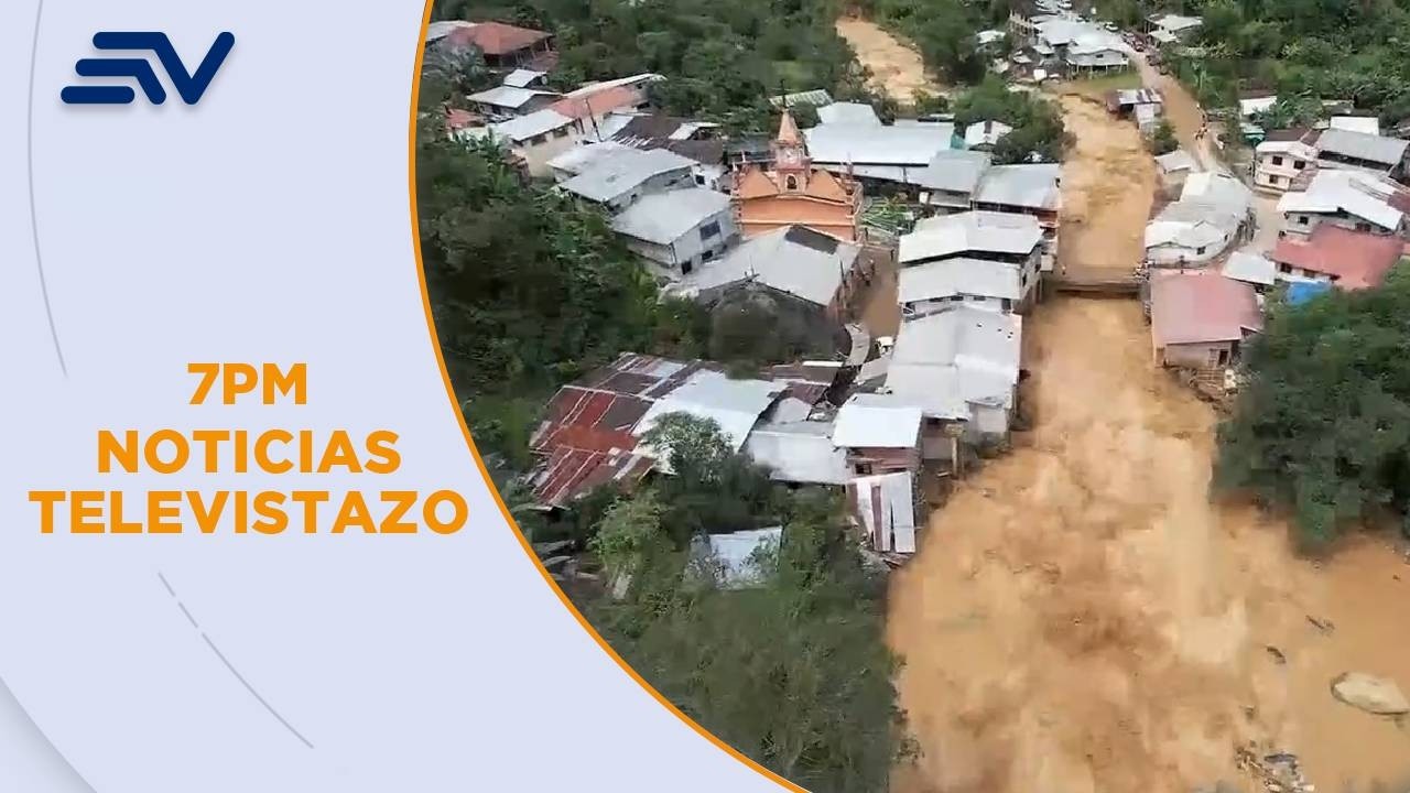 Quebrada se desborda y golpea a la parroquia Salvias en Zaruma | Televistazo | Ecuavisa