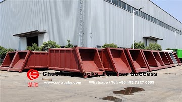 Tens of units waste compactor body kits 12CBM export to Philippines