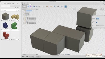 Beginner Tutorial 2 - Autodesk Fusion 360 - The Puzzle Cube Project Part 2