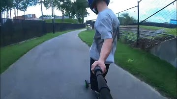 ESK8 Fall | #pev #trampaboards | @TrampaBoards  #wrecking #ncesk8 #greenway #highpoint