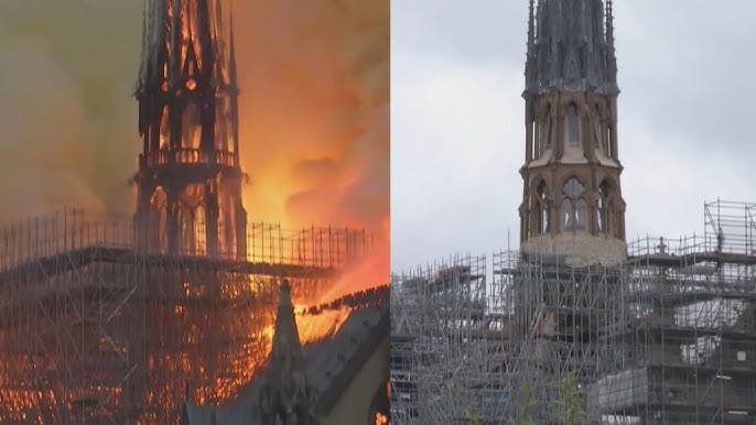 Notre Dame Cathedral Building Progress 5 Years After Fire
