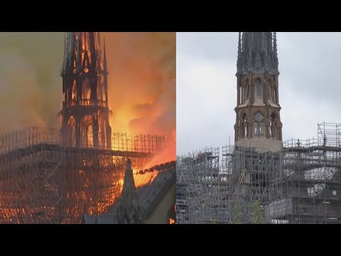 Notre Dame Cathedral Building Progress 5 Years After Fire