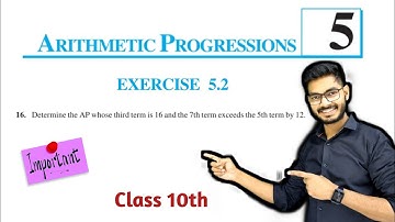Class - 10 Ex - 5.2 Q 16  Maths, Arithmetic progression, NCERT, CBSE AP Class 10, By Rajeev Kumar