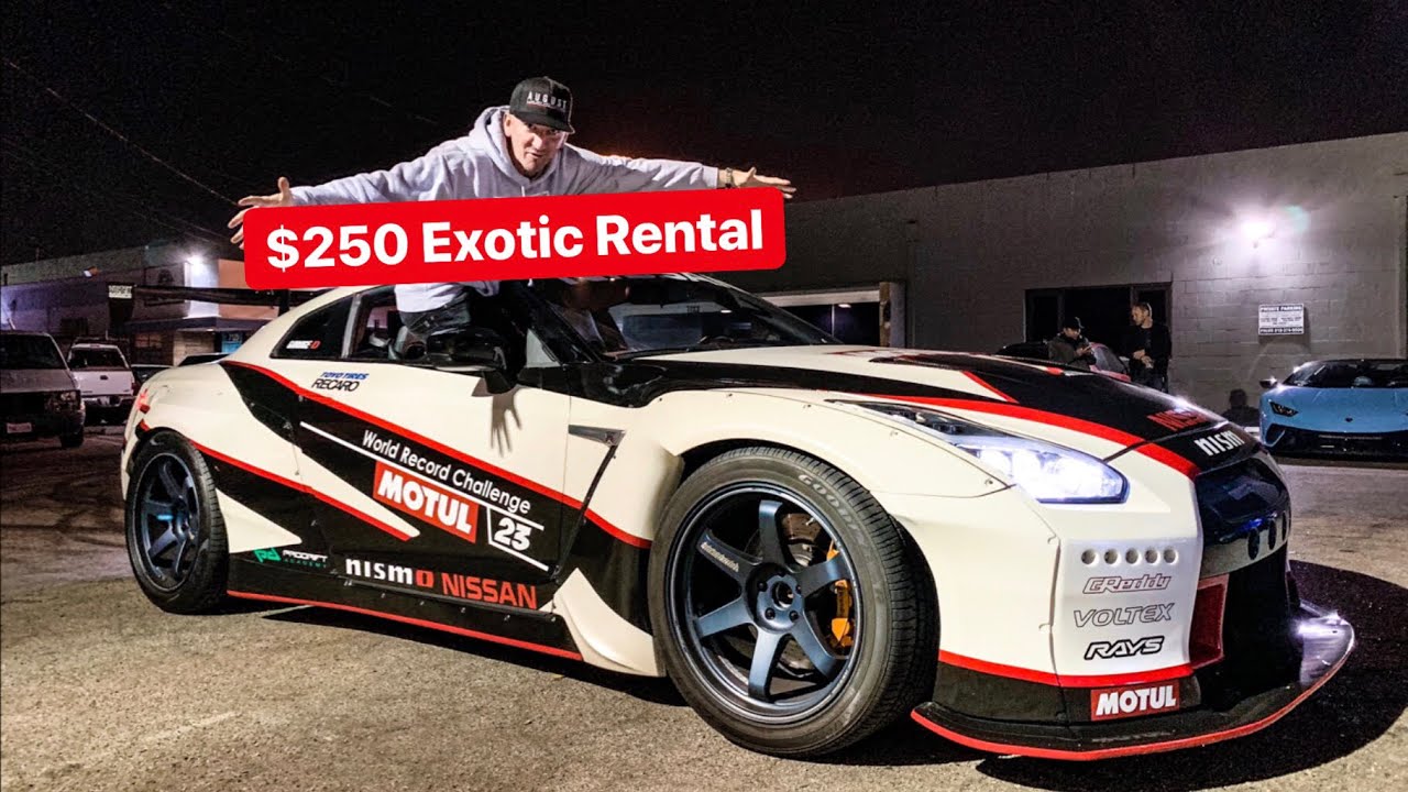 FOUND A 250 SUPERCAR RENTAL! *WIDEBODY 700 HP GTR* YouTube