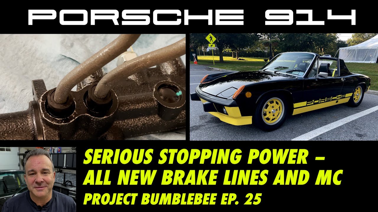 Porsche 914 Brake Line, Master Cylinder and Pedal Cluster Install