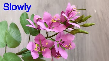 ABC TV | How To Make Butterfly Tree Paper Flower With Shape Punch (Slowly) - Craft Tutorial