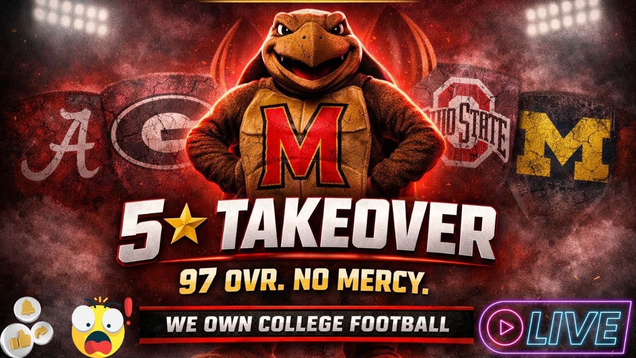 #1 MARYLAND IS UNFAIR… 97 OVR Dynasty DOMINATION 🐢👑 | Road to 5⭐ Empire