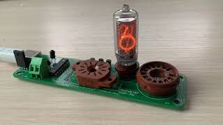 Nixie tubes clock Tester IN-8