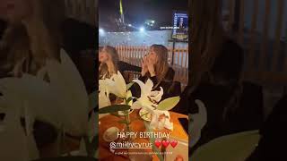 Miley Cyrus stuns in new birthday photos to celebrate turning 33 #shorts