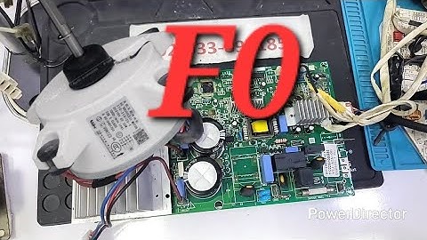 Orient Kenwood Dc inverter ac F0 error code outdoor pcb compressor Restart no error code Babar