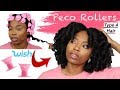 Wish Magic Curlers on Type 4 Hair | Heatless Curls Tutorial | Loaferette