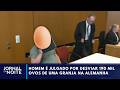 Homem rouba 190 mil ovos na Alemanha | Jornal da Noite