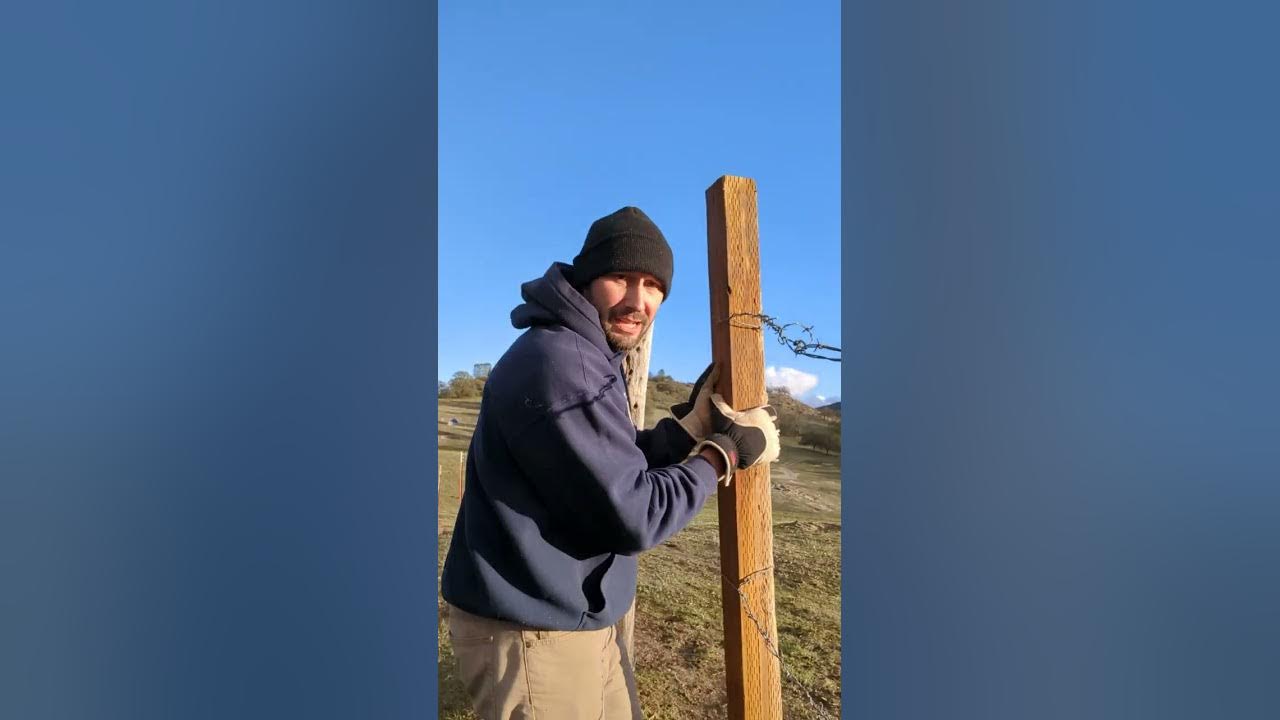 Cowboy barbed wire gate 101 YouTube