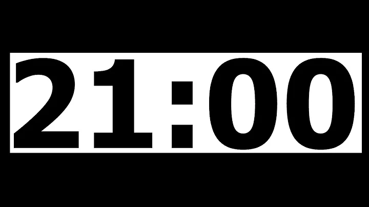 21 Minute Countdown Timer with Alarm