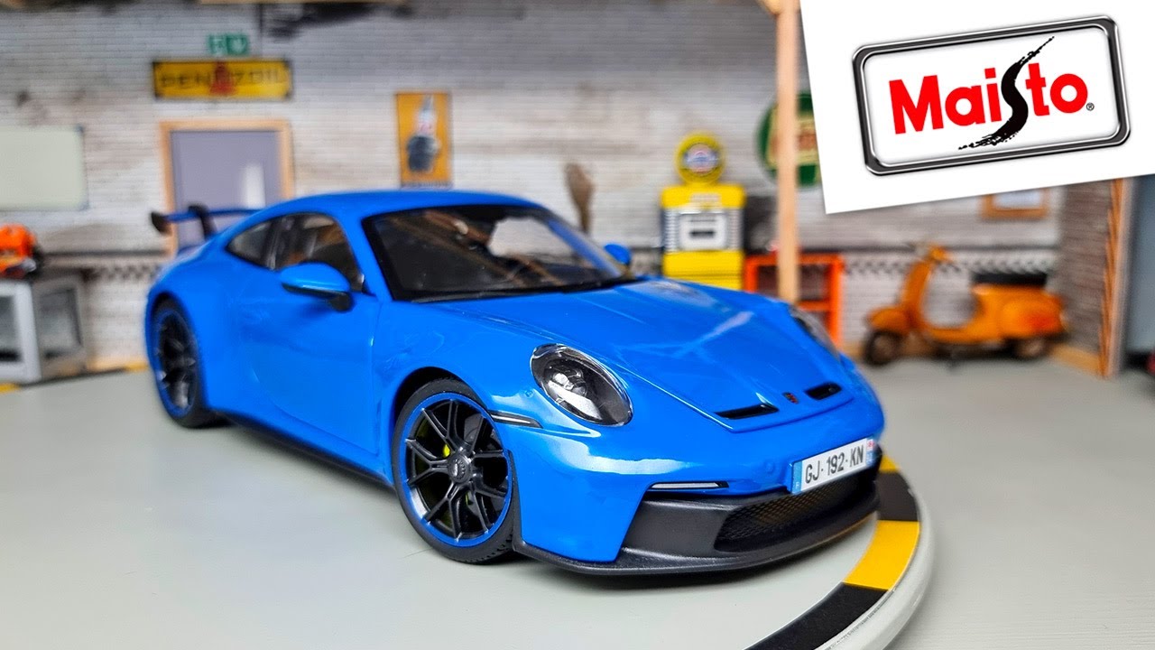 🚘 PORSCHE 911 (992) GT3, Maisto 1/18 (36458B) #118 