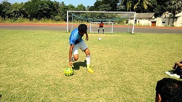 Mihir Thakkar taking the dizzy penalty