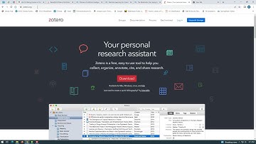 Zotero: Registering an Account and Installing Zotero Connector