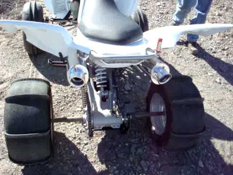 Yamaha Raptor Monster Dual Exhaust Yamaha Raptor Monster Dual Exhaust