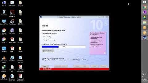 SQL|| How to install Oracle 10g on WINDOWS 7 / 8 /8.1 /10 ||  Rohan Singh R