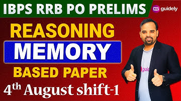 Memory Based IBPS RRB PO Prelims 2019 | Memory Based IBPS RRB Clerk Pre 2019 | Sachin Modi Reasoning