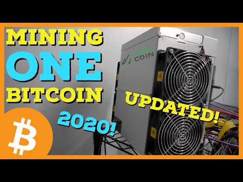 What Do YOU Need To MINE ONE BITCOIN In 2020?! UPDATED!