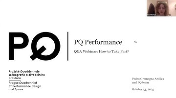 Q&A Webinar: PQ Performance Open Call