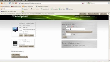 SKALI Cloud - Create Disk Drive