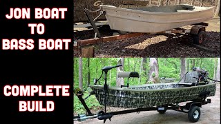 Jon Boat to Bass Boat Complete Build Start to Finish