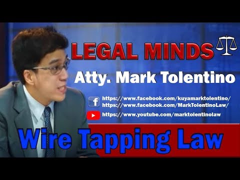 Video: Ligal Ba Sa Trabaho Ang Wiretapping