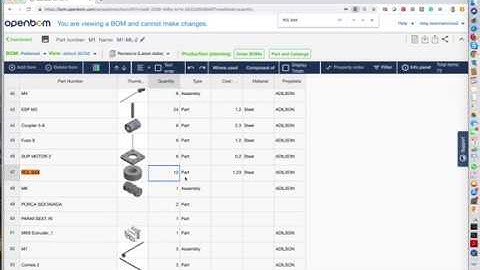 OpenBOM 101 - Flatttened BOM