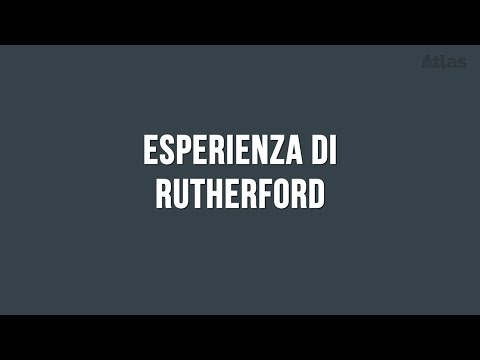 Video: Come si chiamava l'esperimento di Rutherford?