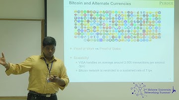 2nd HebrewU Networking Summer - Aniket Kate, Purdue University - IOweYou Credit Networks