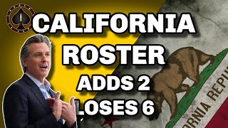 California Roster Decertifies 6 for 2 New