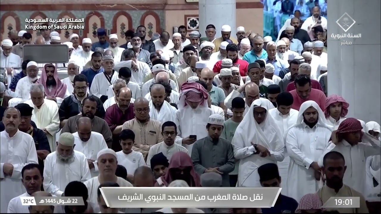 صلاة المغرب للشيخ عبدالباري الثبيتي 22 شوال 1445هـ
